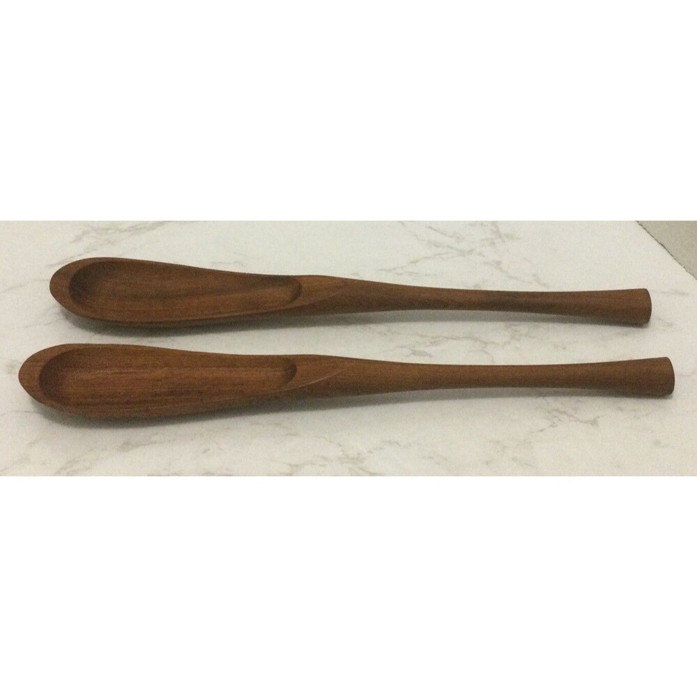 Dansk Designs IHQ Jens Quistgaard Danish Teak Wood Salad Serving Spoon 15 "